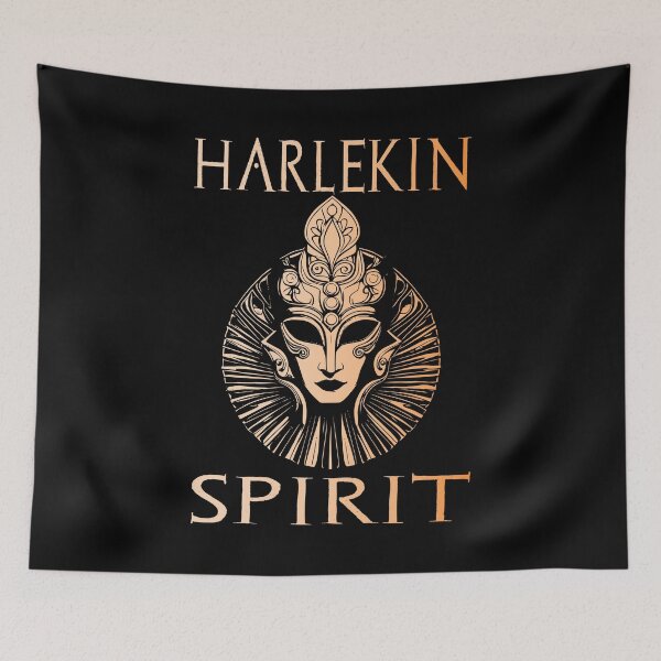 Item preview, Harlequin Spirit - Peach designed and sold by Soulemotion.