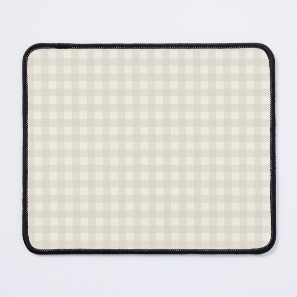 Item preview, Gingham Check Pattern in Mushroom Beige and Cream designed and sold by kierkegaard.