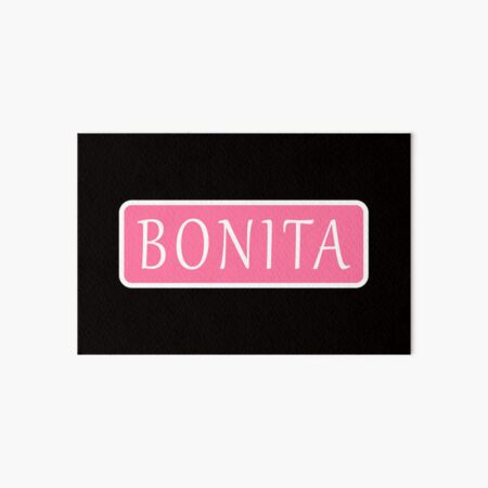 Vista previa del artículo con la obra «Bonita Nombre», diseñado y vendido por Jeallan Designs.