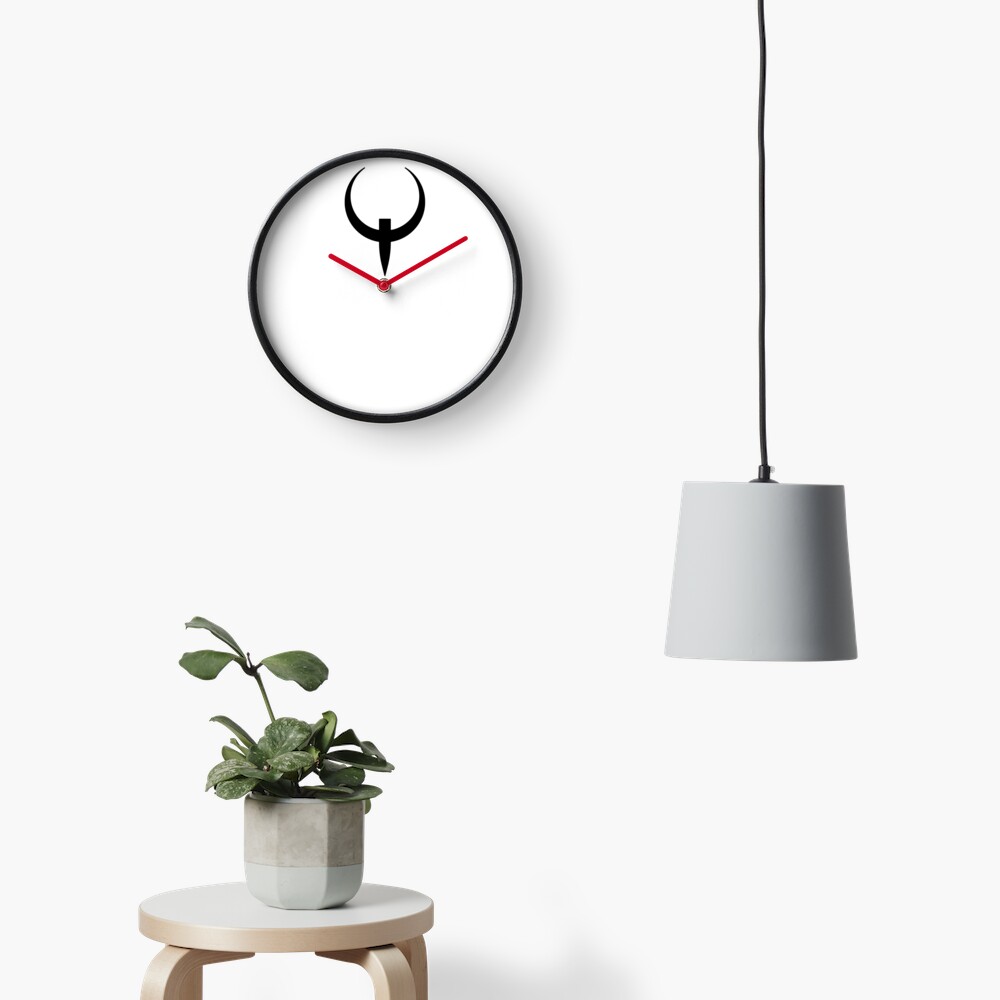 Q Cross (in black) Clock