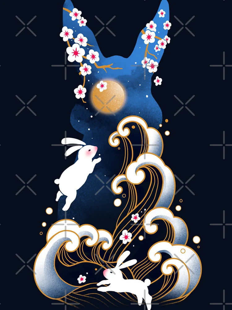 Thumbnail 4 of 4, iPhone Case, Water Rabbit designed and sold by winterglaze.