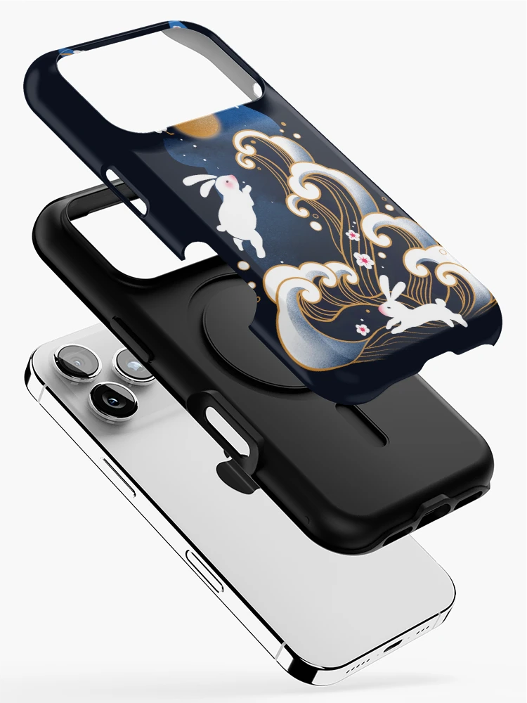 Thumbnail 2 of 4, iPhone Case, Water Rabbit designed and sold by winterglaze.