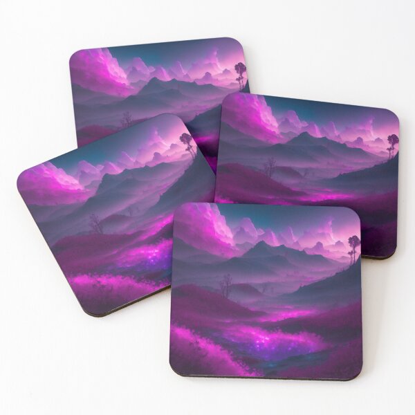 Item preview, Ethereal Symphony: Mountains, Bioluminescence, and a City of Light designed and sold by RedArtG09.