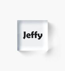 Hello Jef Acrylic Block