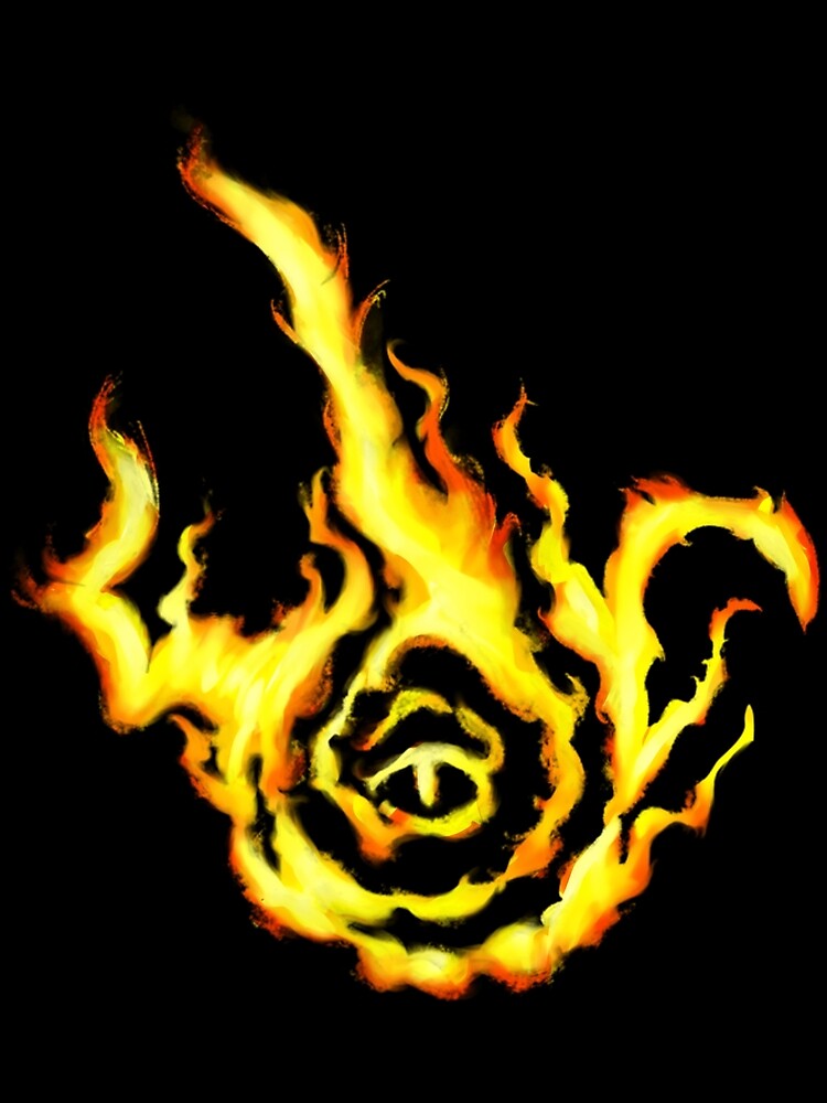 Elden Ring Emblem Symbol Frenzied Flame&quot; Poster for Sale by 