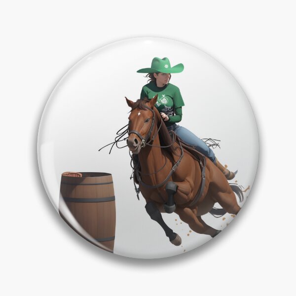Item preview, rodeo western cowgirl barrel racer designed and sold by Abdalla Hussein.