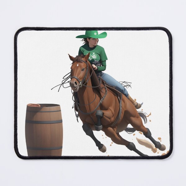 Item preview, rodeo western cowgirl barrel racer designed and sold by Abdalla Hussein.