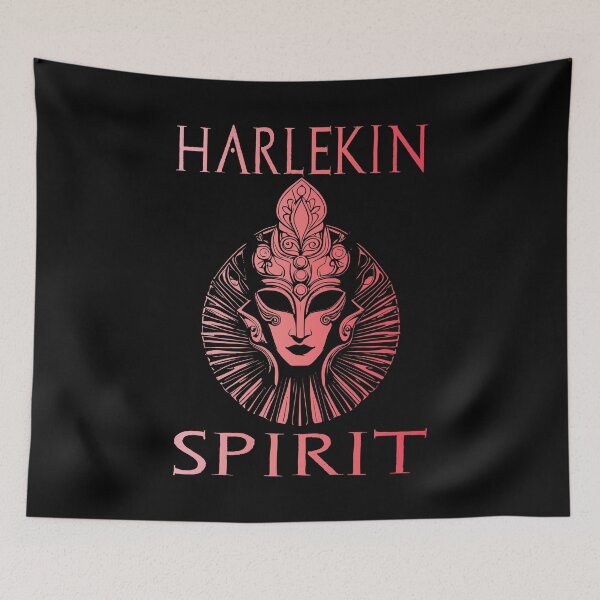 Item preview, Harlequin Spirit - Soft Pink designed and sold by Soulemotion.