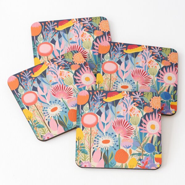 Item preview, Abstract Wildflower Whimsy Prints Floral designed and sold by meggydesigns.