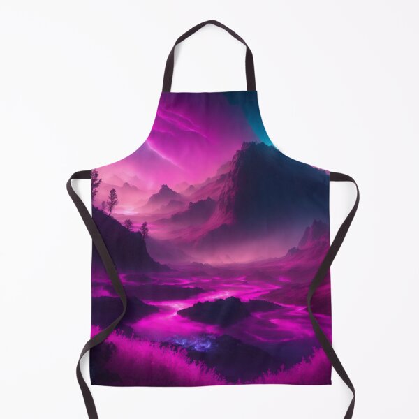 Item preview, The Luminescent Frontier: A Vision of Glowing Peaks and Celestial Cities designed and sold by RedArtG09.