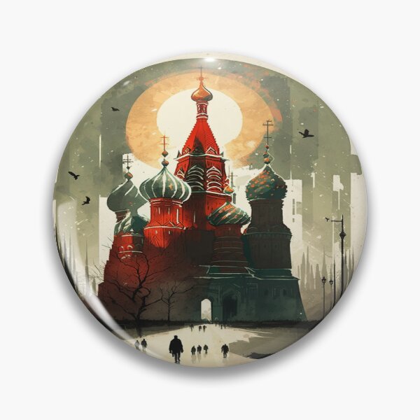 Item preview, Russia, collapse, church, watercolor designed and sold by Procerto.