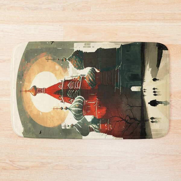Item preview, Russia, collapse, church, watercolor designed and sold by Procerto.