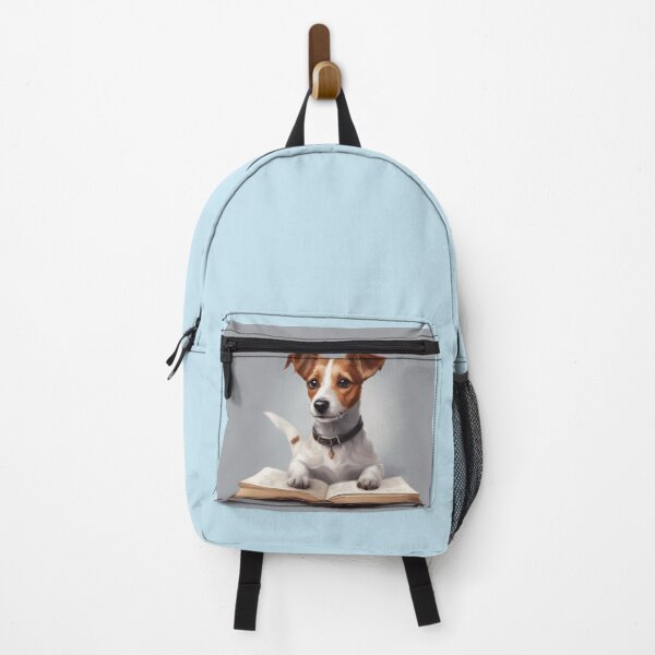 Item preview, Cute Jack Russell Terrier Dog Book Lover designed and sold by PetArt ⭐⭐⭐⭐⭐.