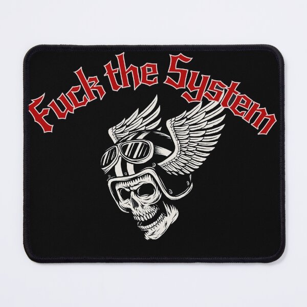 Item preview, Fuck the system skull designed and sold by subix.