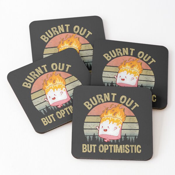 Item preview, Womens Burnt Out But Optimistic - Retro Vintage Sunset designed and sold by MyraMMankin.