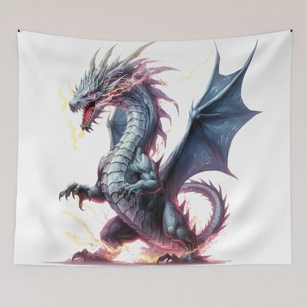 Item preview, Boltborn Majesty: Electric Lightning Dragon Art designed and sold by Christian Weiss.