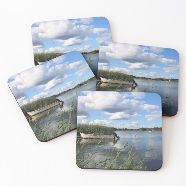 Item preview, Boat in the water designed and sold by SveaLeona.