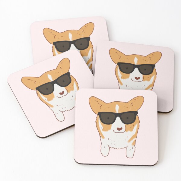 Item preview, Funny corgi wearing sunglasses  designed and sold by Mayarart.
