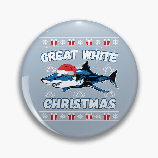 Item preview, Funny Ugly Christmas Sweater Great White Christmas Shark Lover Gift designed and sold by KhaylieEames.