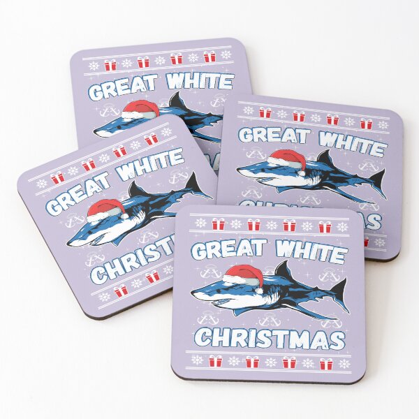 Item preview, Funny Ugly Christmas Sweater Great White Christmas Shark Lover Gift designed and sold by KhaylieEames.