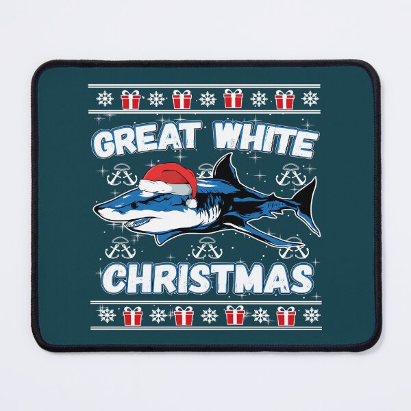 Item preview, Funny Ugly Christmas Sweater Great White Christmas Shark Lover Gift designed and sold by KhaylieEames.