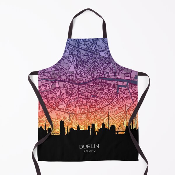 Item preview, Dublin Skyline Map designed and sold by ArtPrints.
