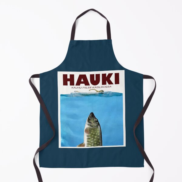 Item preview, Hauki horror movie Jaws parody Finland poster designed and sold by KhaylieEames.