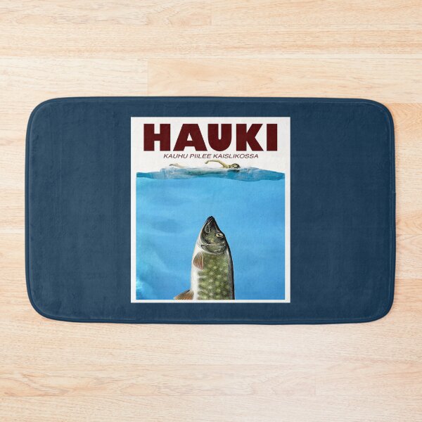 Item preview, Hauki horror movie Jaws parody Finland poster designed and sold by KhaylieEames.