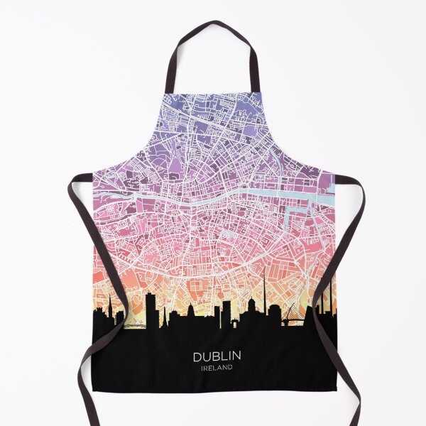 Item preview, Dublin Skyline Map designed and sold by ArtPrints.