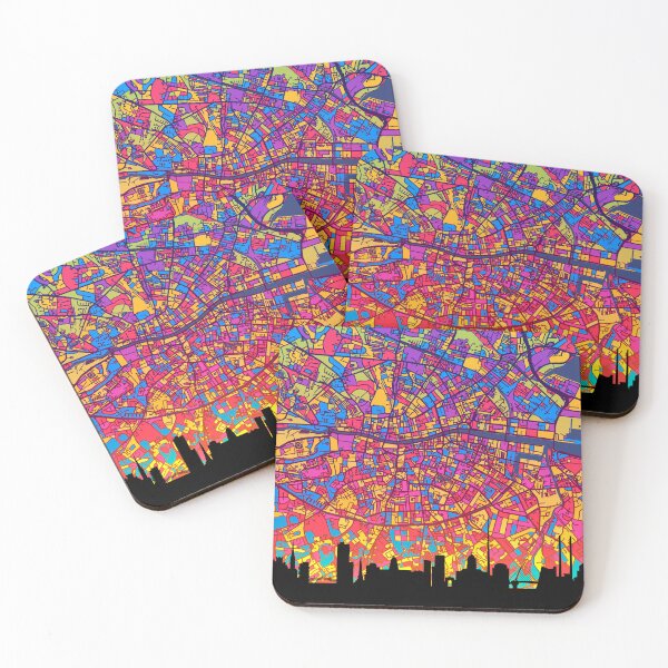 Item preview, Dublin Skyline Map designed and sold by ArtPrints.