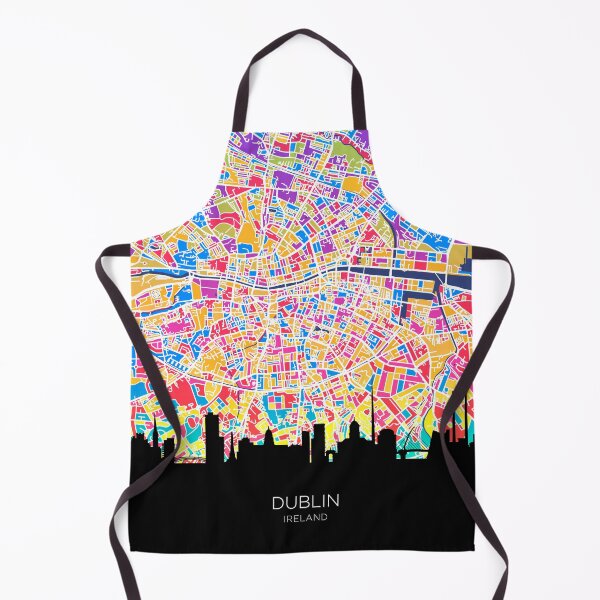Item preview, Dublin Skyline Map designed and sold by ArtPrints.