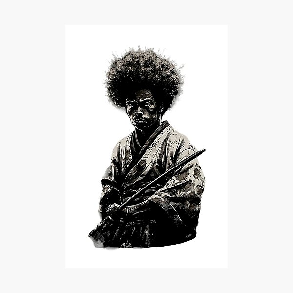 My Afro Samurai Painting : r/anime