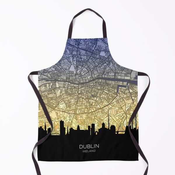 Item preview, Dublin Skyline Map designed and sold by ArtPrints.