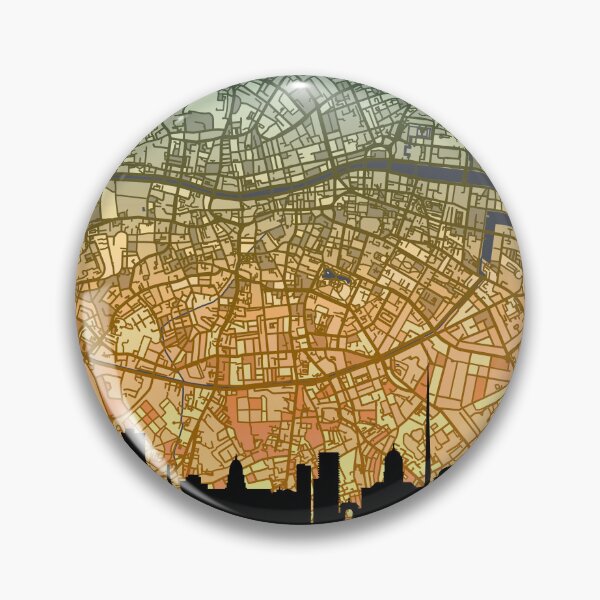 Item preview, Dublin Skyline Map designed and sold by ArtPrints.