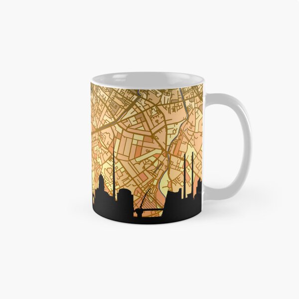 Item preview, Dublin Skyline Map designed and sold by ArtPrints.