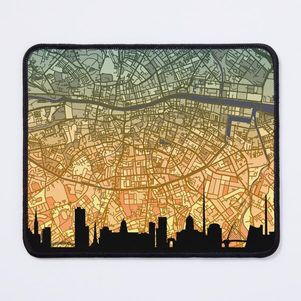Item preview, Dublin Skyline Map designed and sold by ArtPrints.