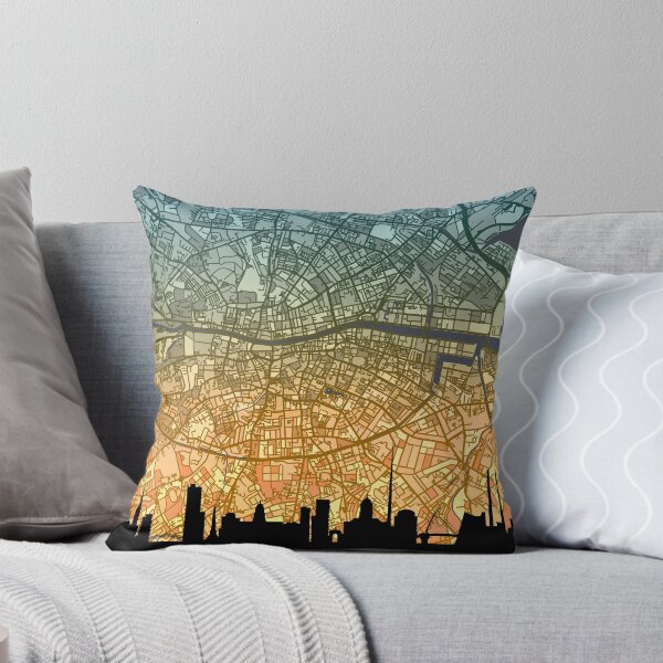 Item preview, Dublin Skyline Map designed and sold by ArtPrints.