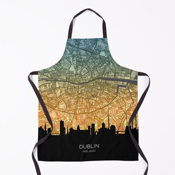 Item preview, Dublin Skyline Map designed and sold by ArtPrints.