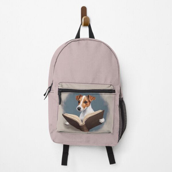 Item preview, Jack Russell Terrier Book Lover Painting designed and sold by PetArt  ⭐⭐⭐⭐⭐.