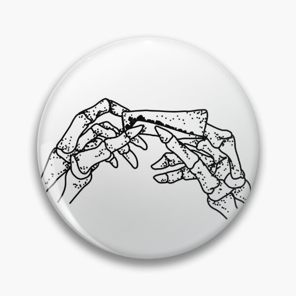 Item preview, Skeleton Hands Rolling A Joint (Minimal Version) designed and sold by DaFkApparel.