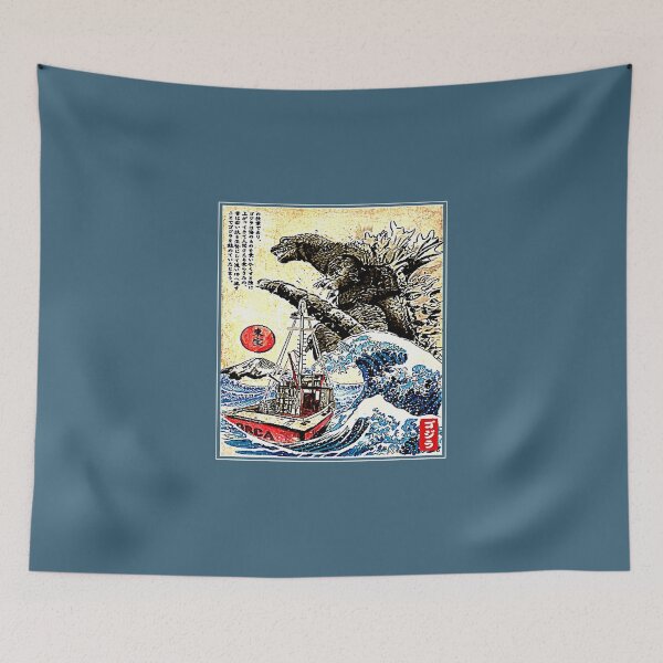 Item preview, Orca in Japan Woodblock designed and sold by KhaylieEames.