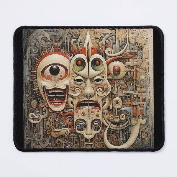 Item preview, abstract face / pop up designed and sold by bfunky-visuals.