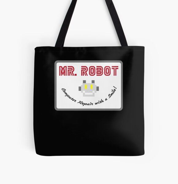 Mr.Robot 3d title  Tote Bag for Sale by Cadmium-red