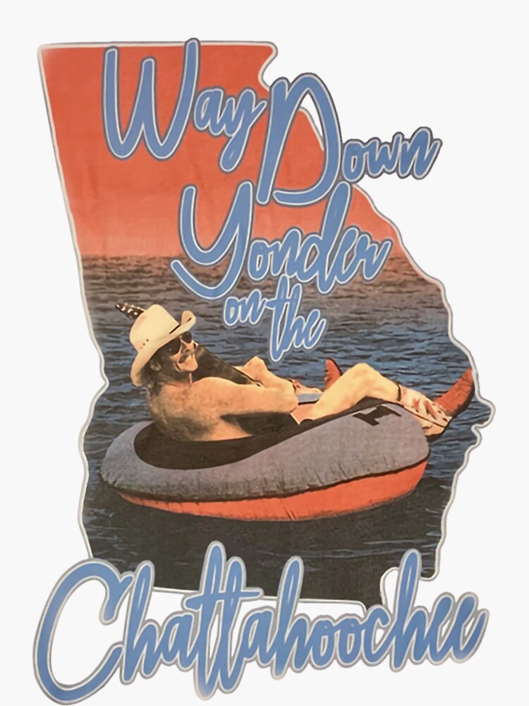 Men’s Retro Chattahoochee Sticker