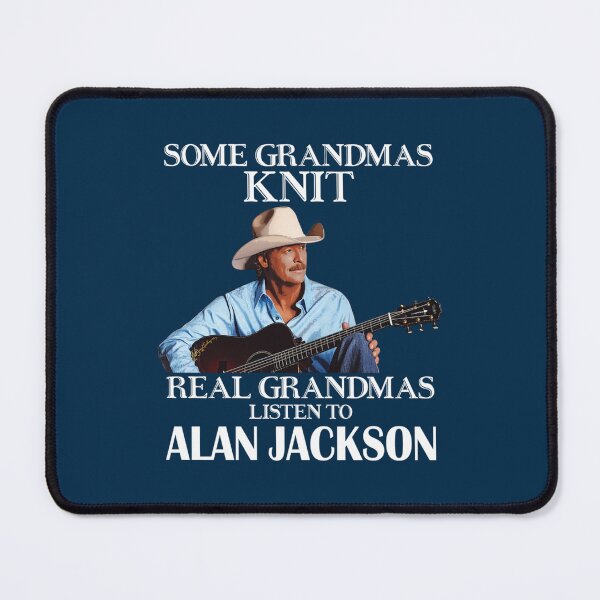 Item preview, Some Grandmas Knit Real Grandmas Listen to Alan   designed and sold by Rokeridruckar.