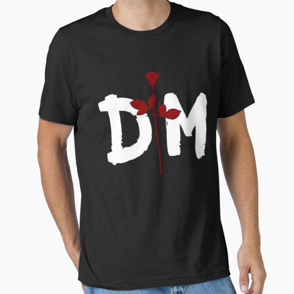 Artikel-Vorschau von Depeche Mode(DM)-Logo und rote Rose, D-P-CH-MOD-, designt und verkauft von Modewillis.