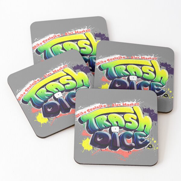 Item preview, Trash Dice. Roll. Collect. Avoid the Trash. designed and sold by LethalChicken.