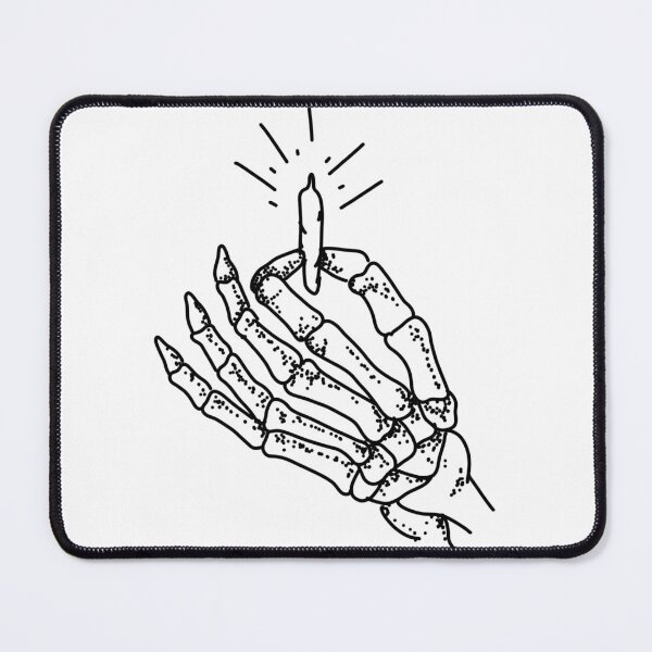 Item preview, Skeleton Hand Holding A Joint (Large Version) designed and sold by DaFkApparel.