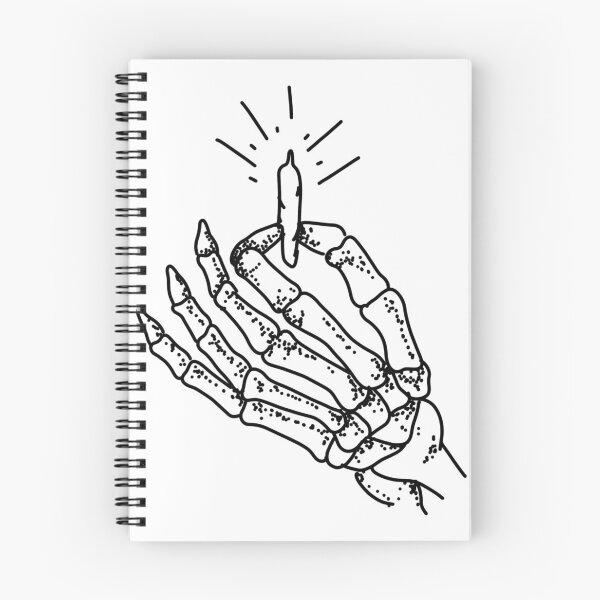 Item preview, Skeleton Hand Holding A Joint (Large Version) designed and sold by DaFkApparel.
