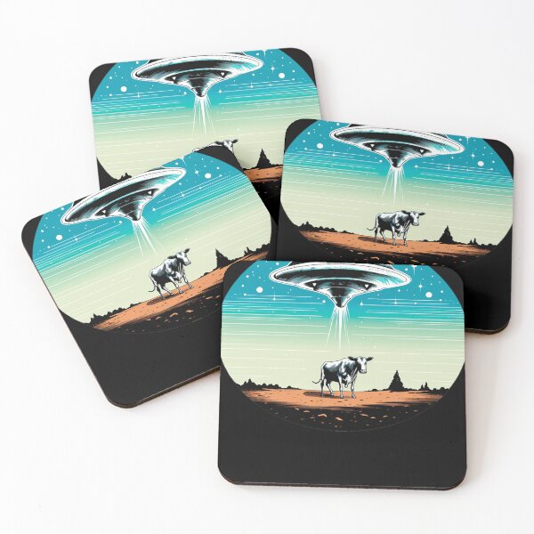 Item preview, Cow abducted by aliens designed and sold by OtiliaSchulist.